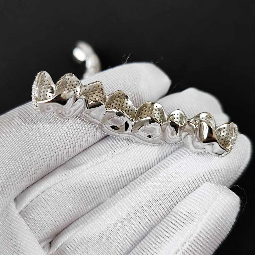 Lustré Moissanite VVS Diamond Grillz