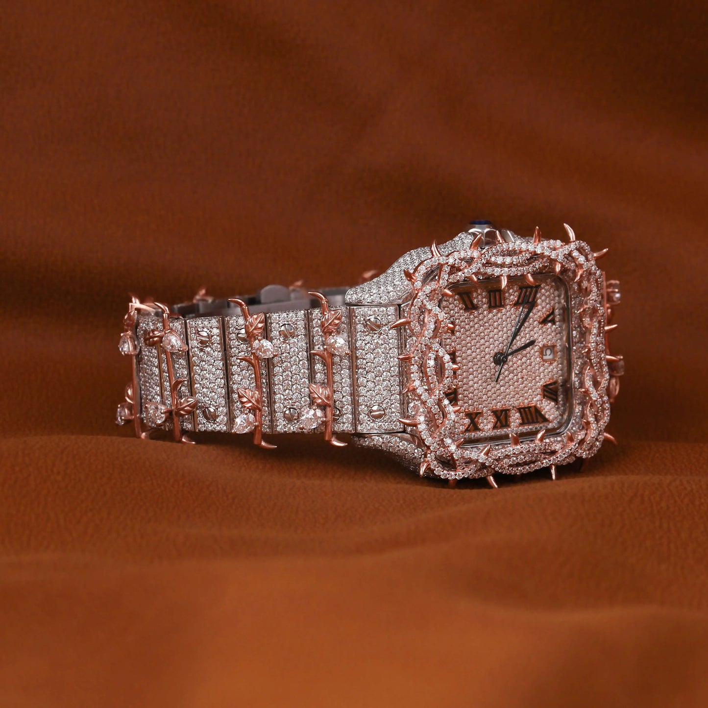 Lustré Hip Hop Custom Crafted VVS Moissanite Watch