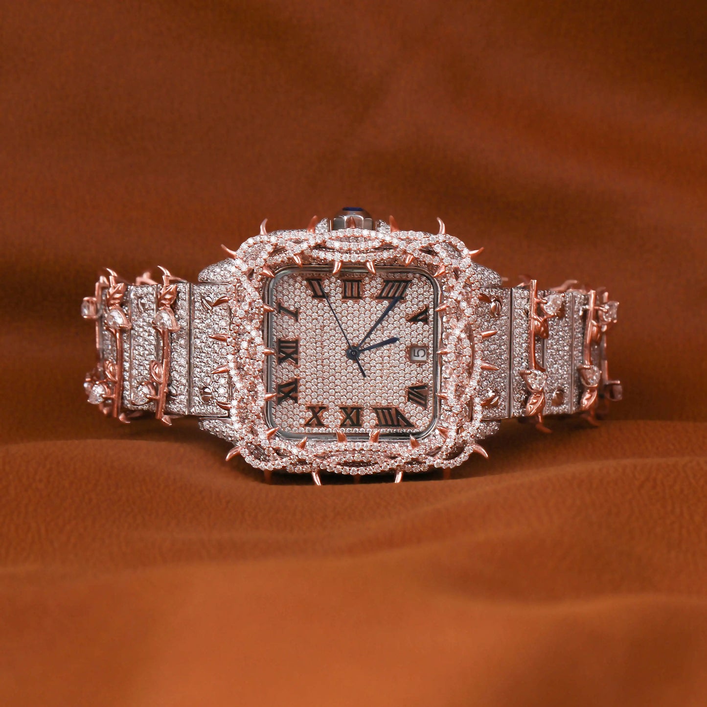 Lustré Hip Hop Custom Crafted VVS Moissanite Watch