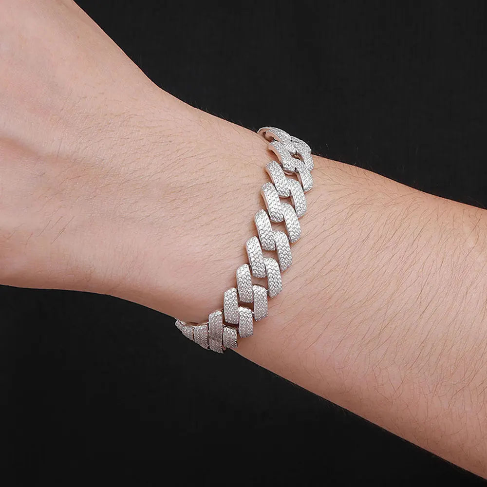 Lustré VVS Cuban Link Bracelet