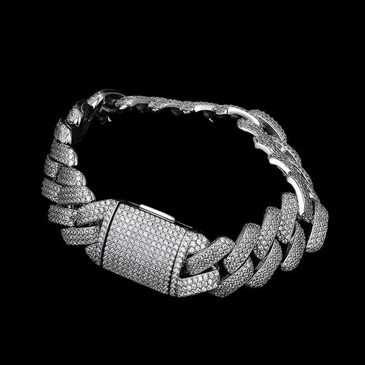 Lustré VVS Cuban Link Bracelet